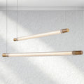Everglow Ribbed Glass Linear Chandelier