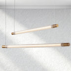 Everglow Ribbed Glass Linear Chandelier
