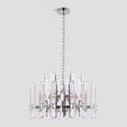 Brous Crystal Round Chandelier