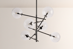 Modern Apolo Glass Ball Chandelier -kimoylights