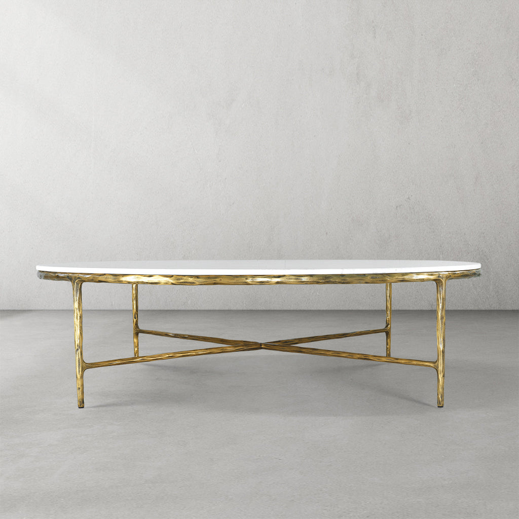 Thaddeus Marble Round Coffee Table 55"D