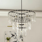 Iralier 3-Tier Round Chandelier 36"