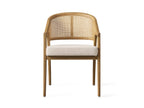 Aimee Dining Arm Chair in Honey