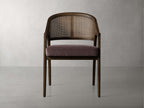 Aimee Dining Arm Chair in Mocha