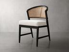 Aimee Dining Side Chair in Black Drifted