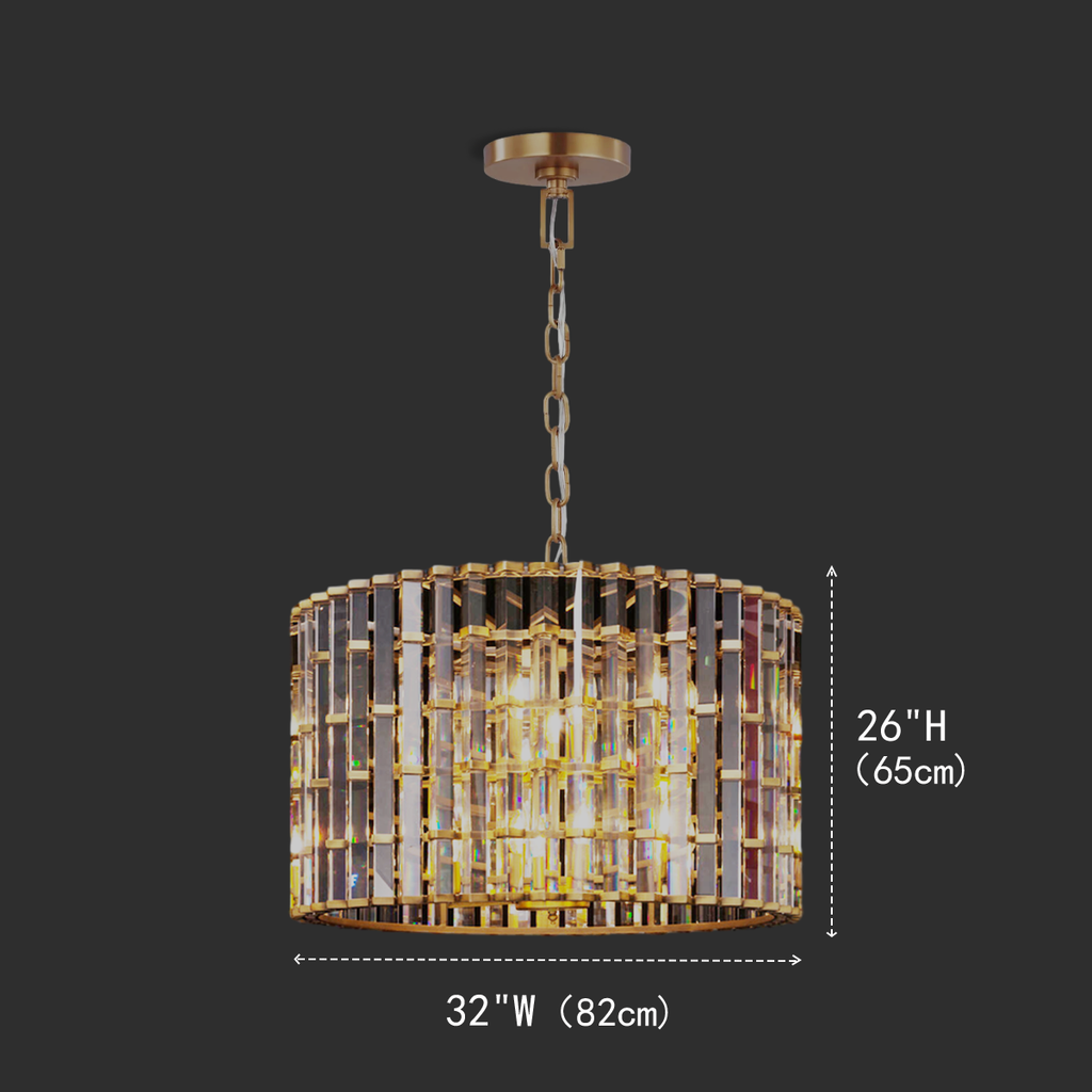 Kiko Cylindrical/ Linear Chandelier