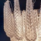 Murano Chandelier 75 Drops Transparent