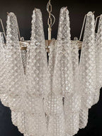 Murano Chandelier 75 Drops Transparent