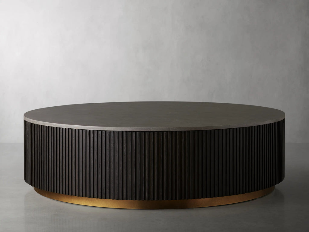 Finnley Marble Round Coffee Table