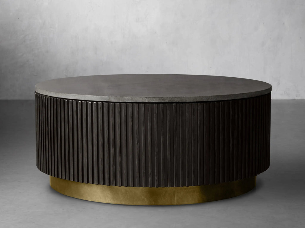 Finnley Marble Round Coffee Table