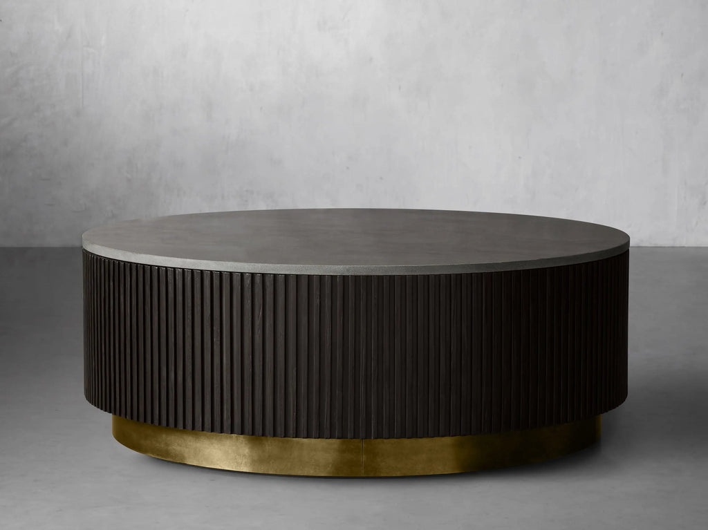 Finnley Marble Round Coffee Table