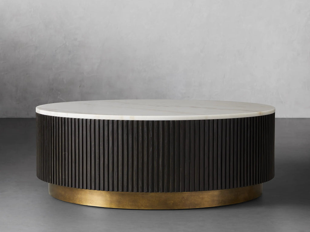 Finnley Marble Round Coffee Table