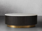 Finnley Marble Round Coffee Table