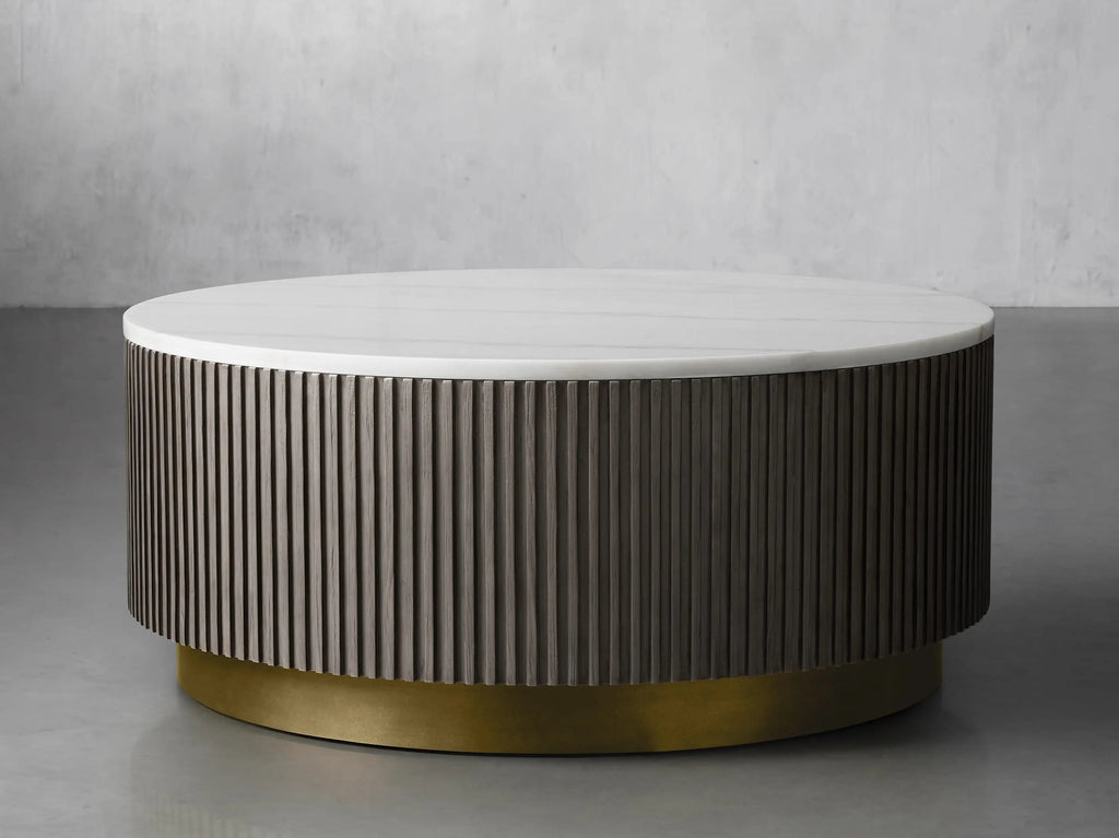 Finnley Marble Round Coffee Table