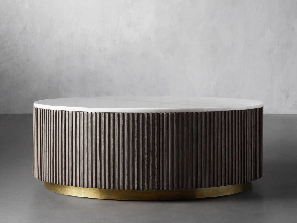 Finnley Marble Round Coffee Table