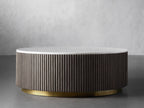 Finnley Marble Round Coffee Table