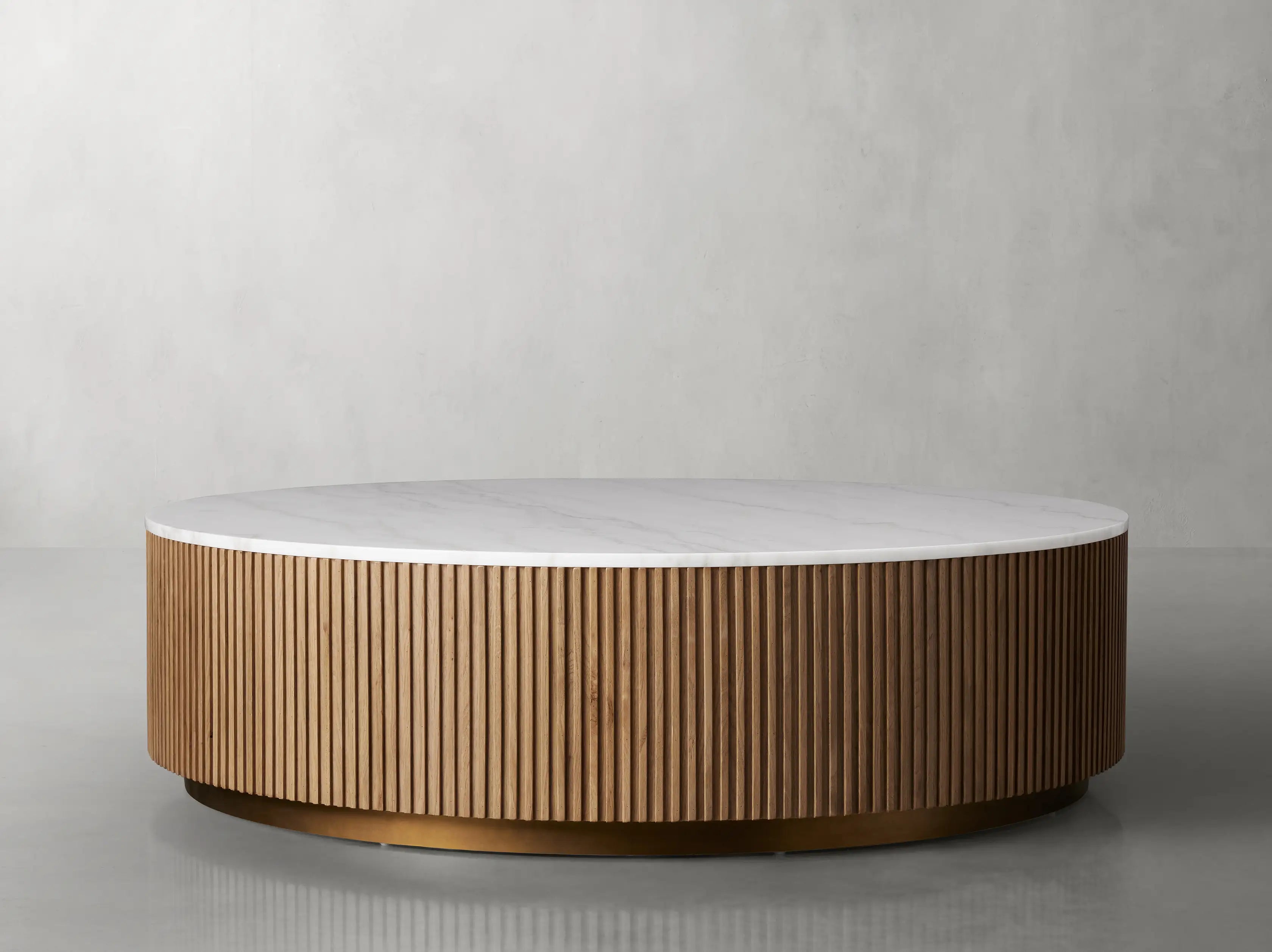 Finnley Marble Round Coffee Table