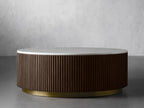 Finnley Marble Round Coffee Table
