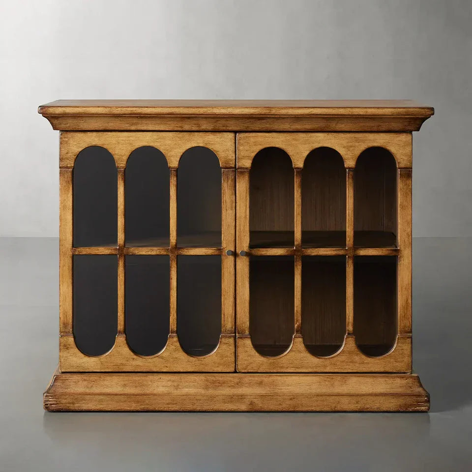 Merritt Low Dining Buffet Cabinet Solid Pine Sideboard