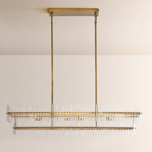 Molly Crystal Linear Chandelier - thebelacan