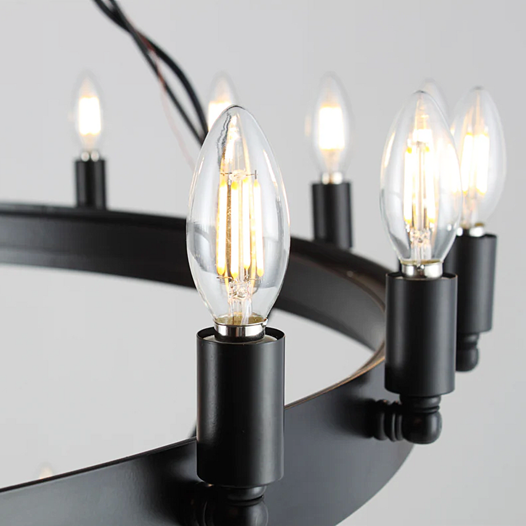 Cereak Round 2-Tier Chandelier
