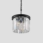 1920s Olion Crystal Round Pendant