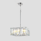 Kiko Crystal Square Chandelier 24"
