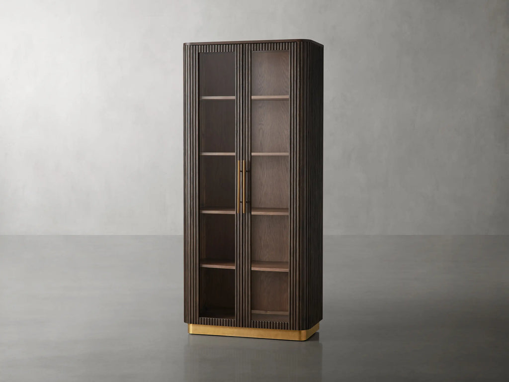 Finnley Glass Tall Cabinet
