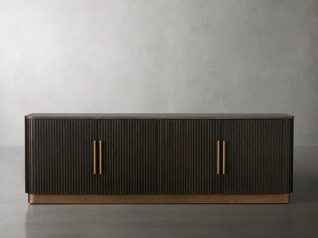 Finnley Fluted Media Console