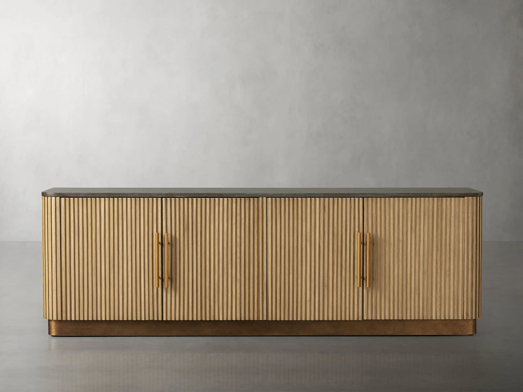 Finnley Fluted Media Console