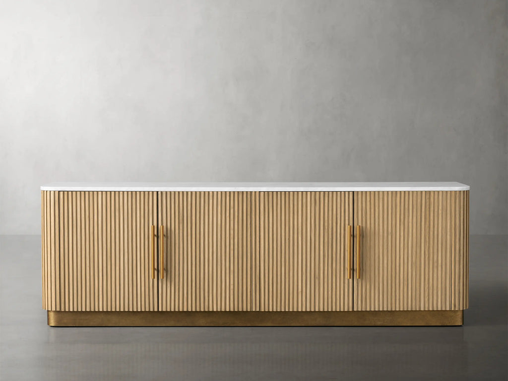 Finnley Fluted Media Console