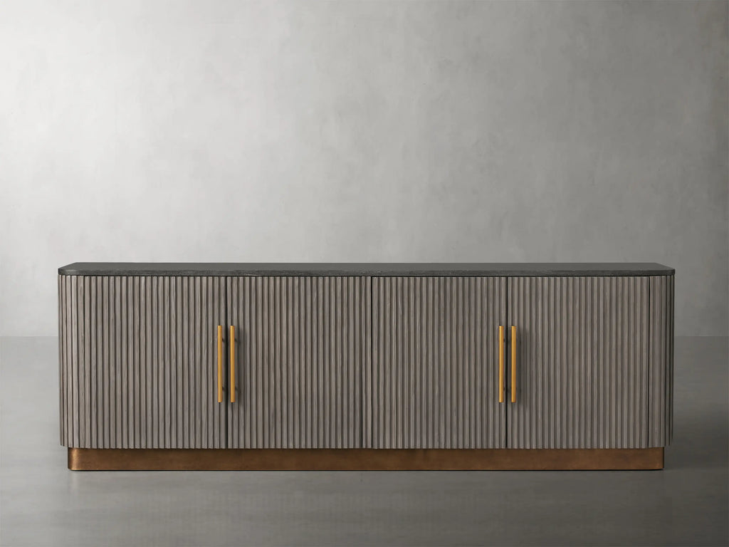 Finnley Fluted Media Console