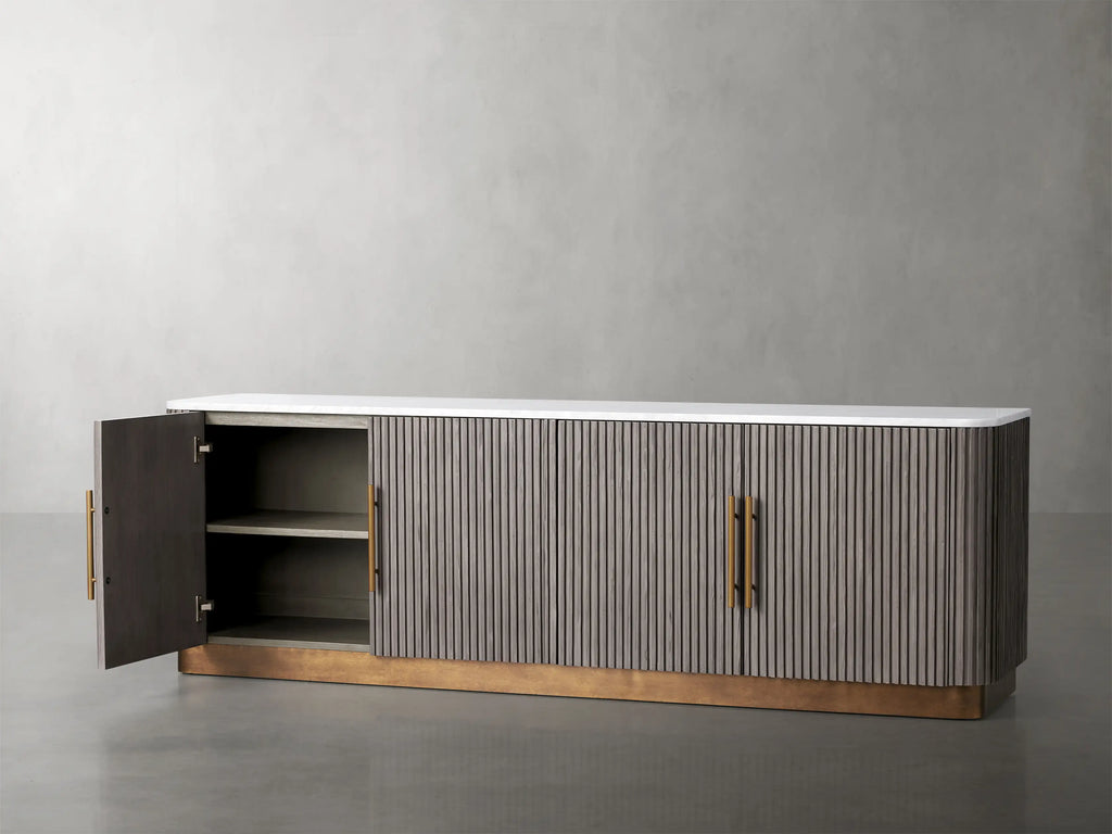 Finnley Fluted Media Console