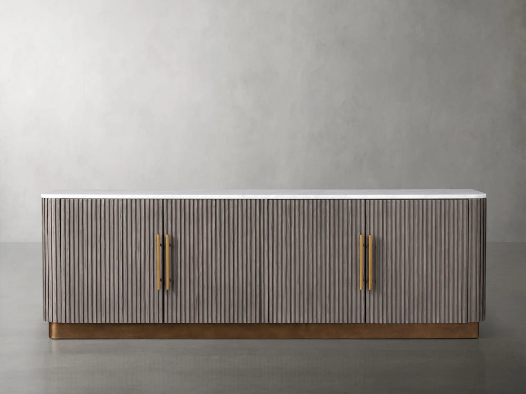 Finnley Fluted Media Console