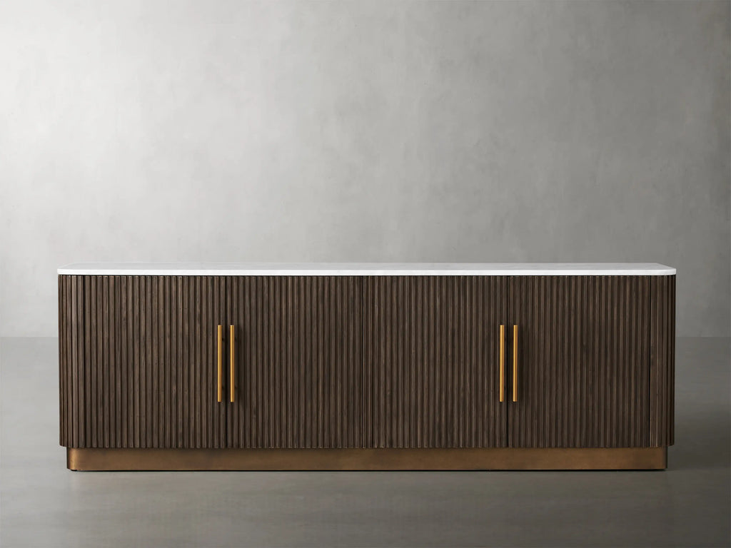 Finnley Fluted Media Console