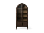 Hattie Glass-Door Oak Cabinet | Modern Farmhouse Design