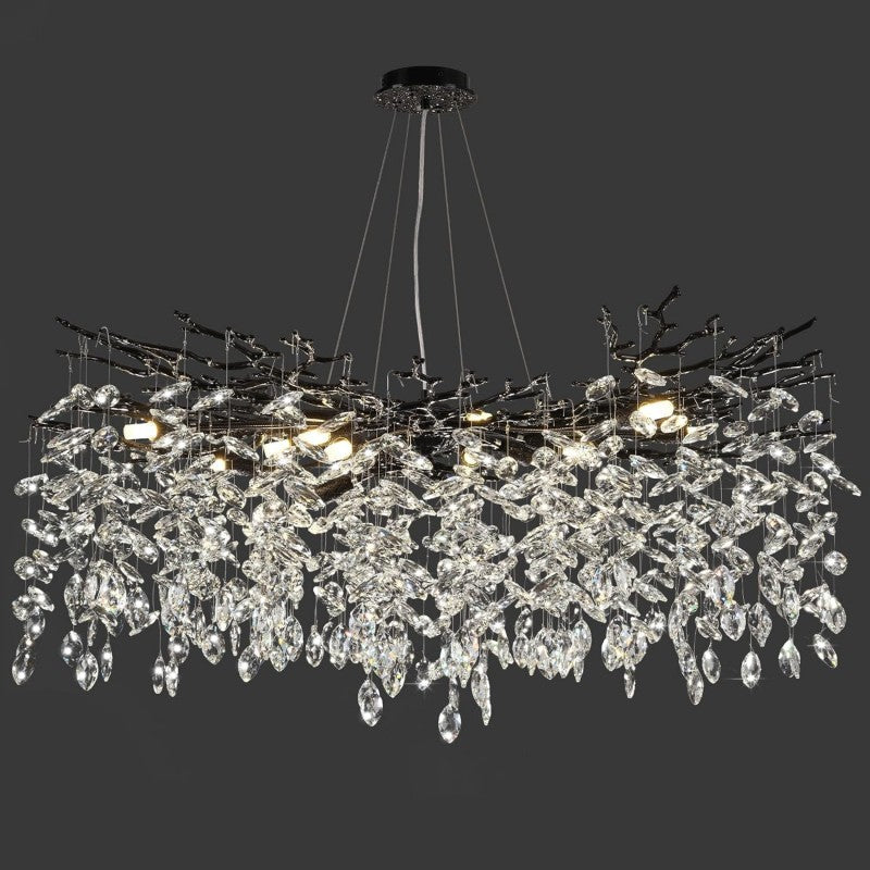 Modern Crystal Tree Branch Chandelier - kimoylights