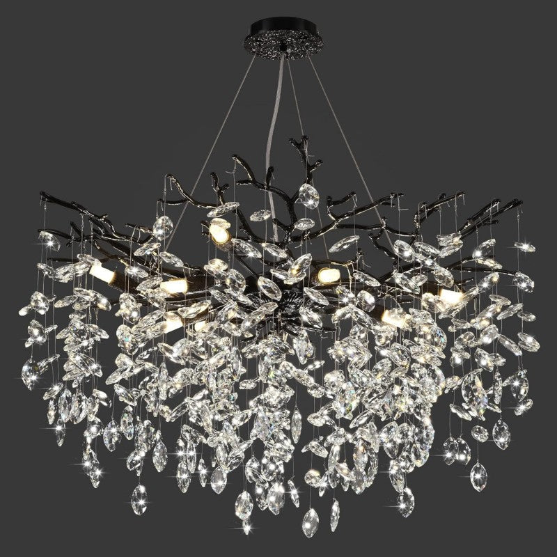 Modern Crystal Tree Branch Chandelier kimoylights
