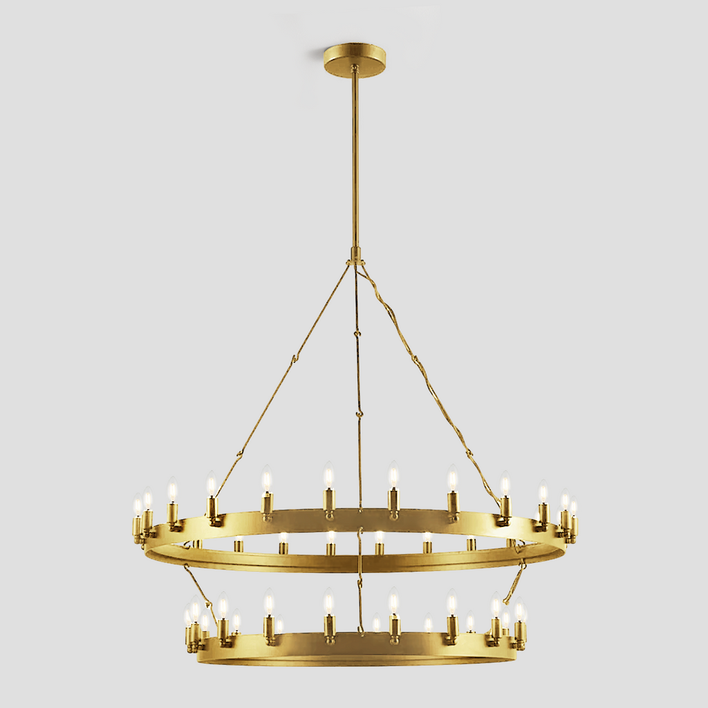 Cereak Round 2-Tier Chandelier