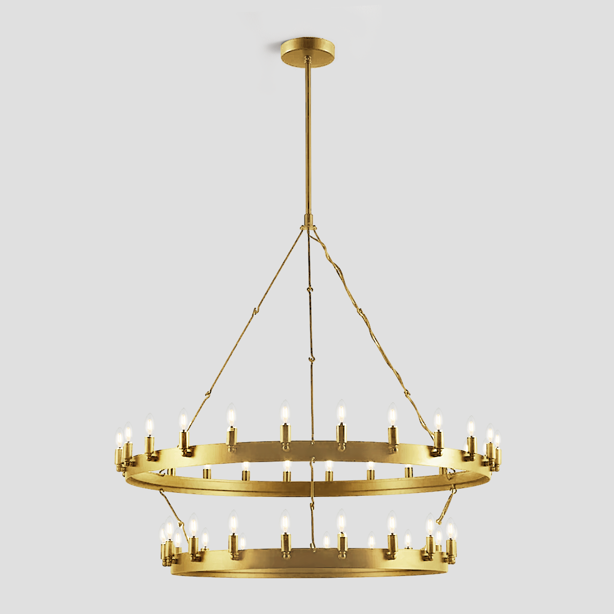 Cereak Round 2-Tier Chandelier