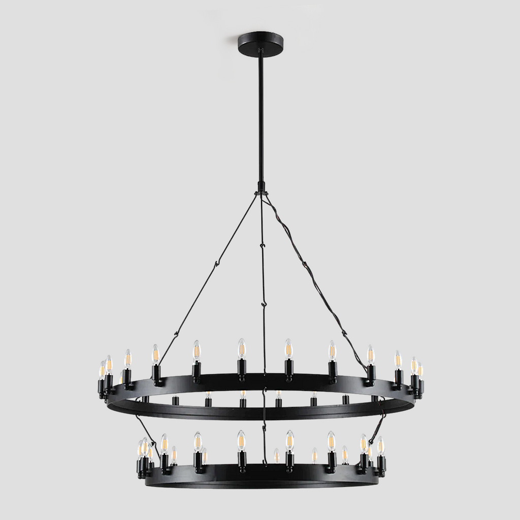 Cereak Round 2-Tier Chandelier