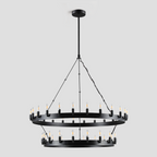 Cereak Round 2-Tier Chandelier