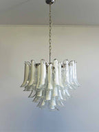 Murano Chandelier – 53 petals – White