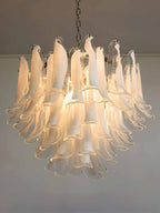 Murano Chandelier – 53 petals – White