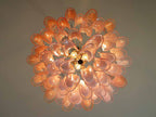 Murano Chandelier – 53 petals – Pink