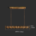 Kiko Cylindrical/ Linear Chandelier