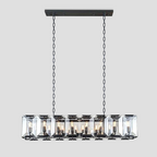 Kiko Crystal Rectangular Chandelier