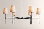 Rhodes Round Chandelier 4/6 Light -kimoylights