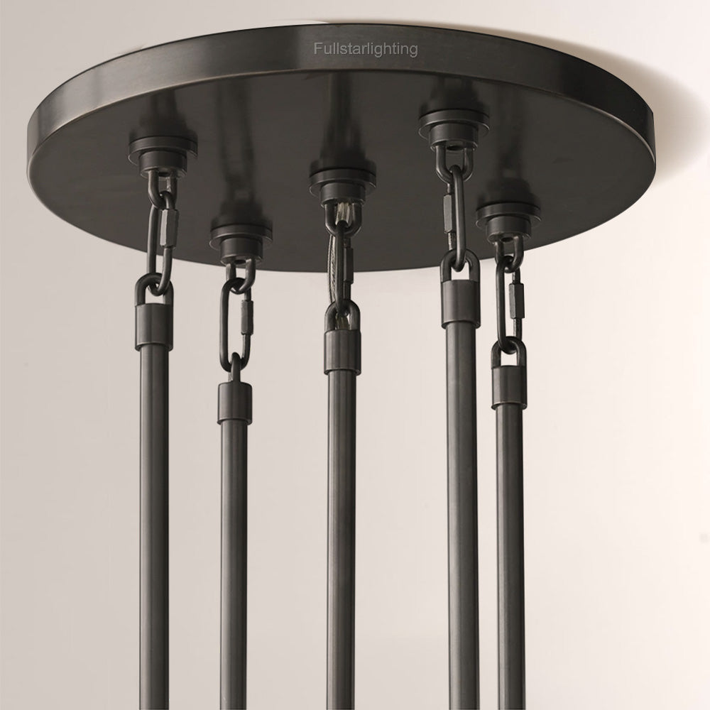 Iralier 5-Tier Round Chandelier 60"