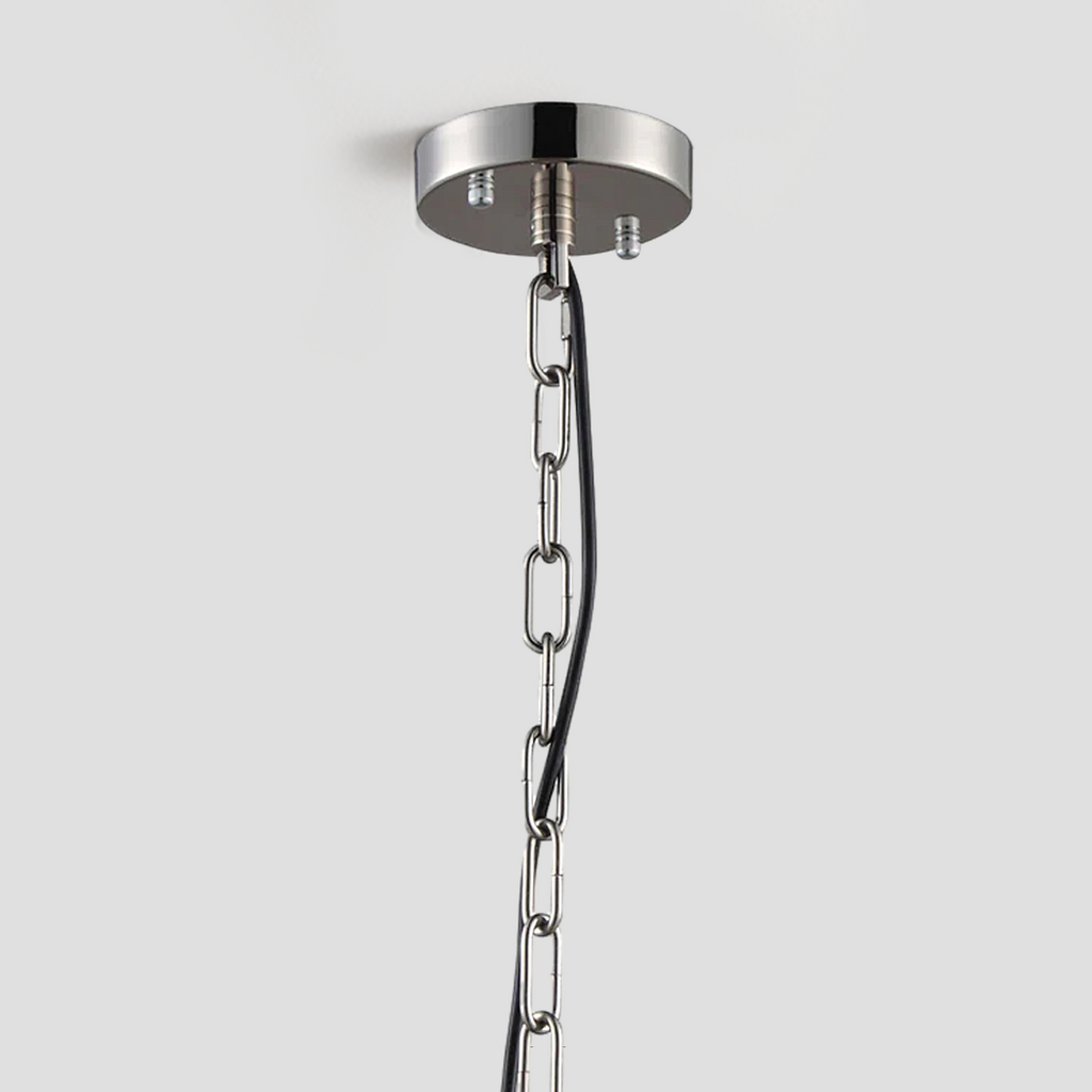 1920s Olion Crystal Round Pendant